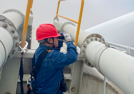 海上風機葉片安裝高空作業防墜器安全守護